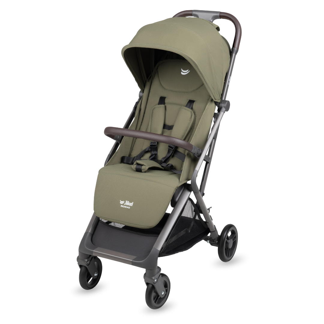 Jikel Nomad Auto-fold Lightweight Travel Stroller Olive Green