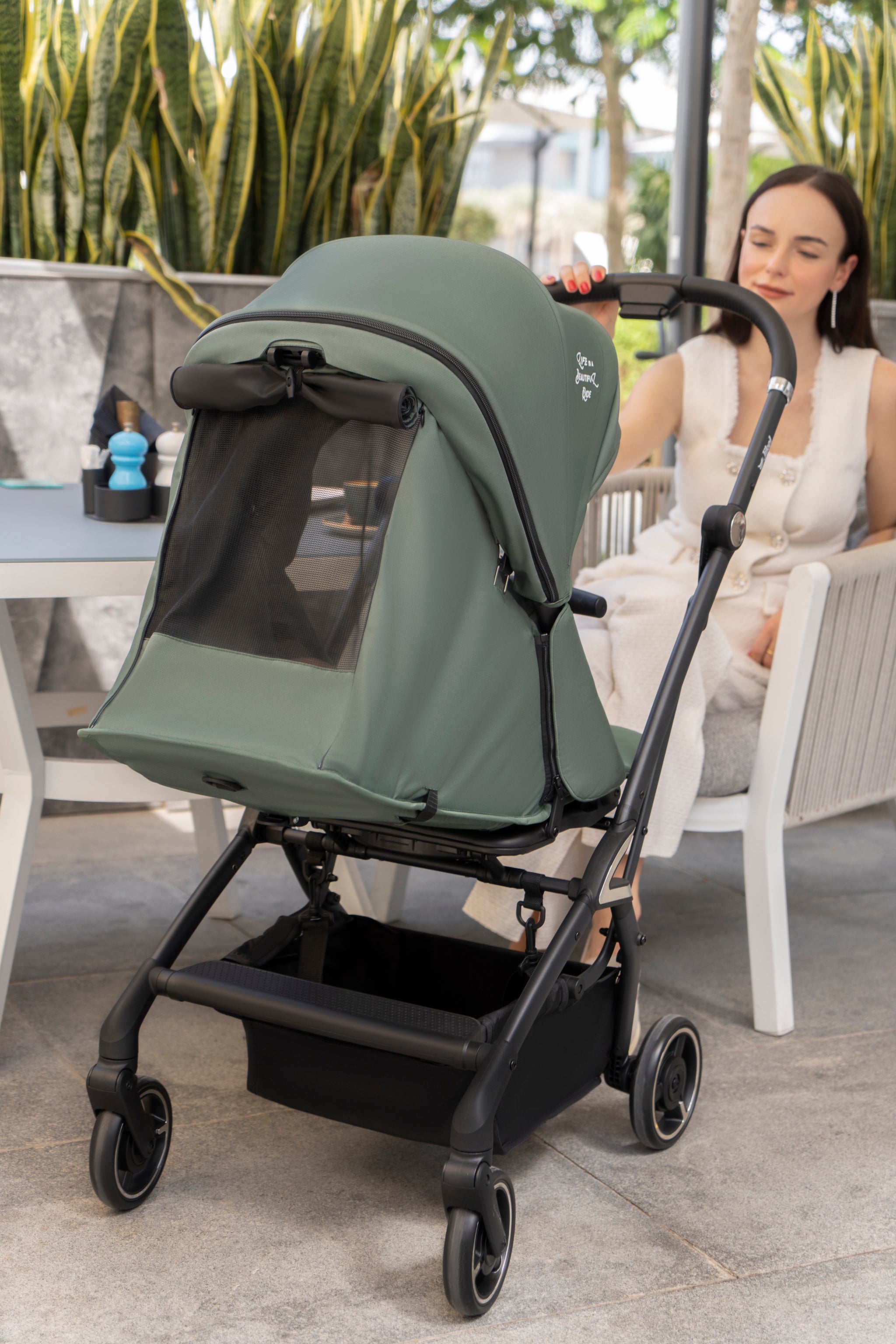 Life 360 Reversible Compact Stroller - Matcha Green – Jikel Baby