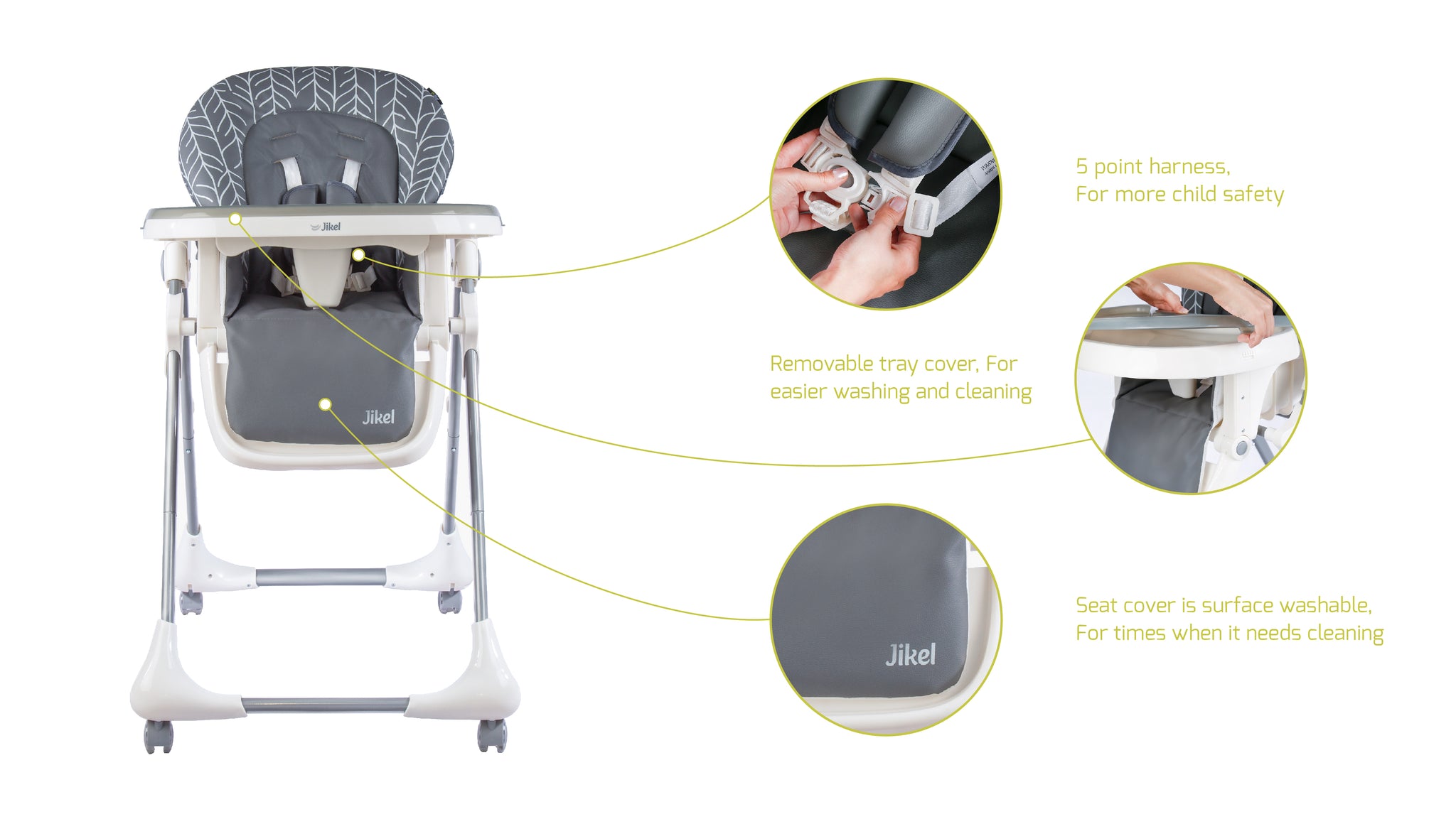 Tron Highchair Merigold – Jikel Baby